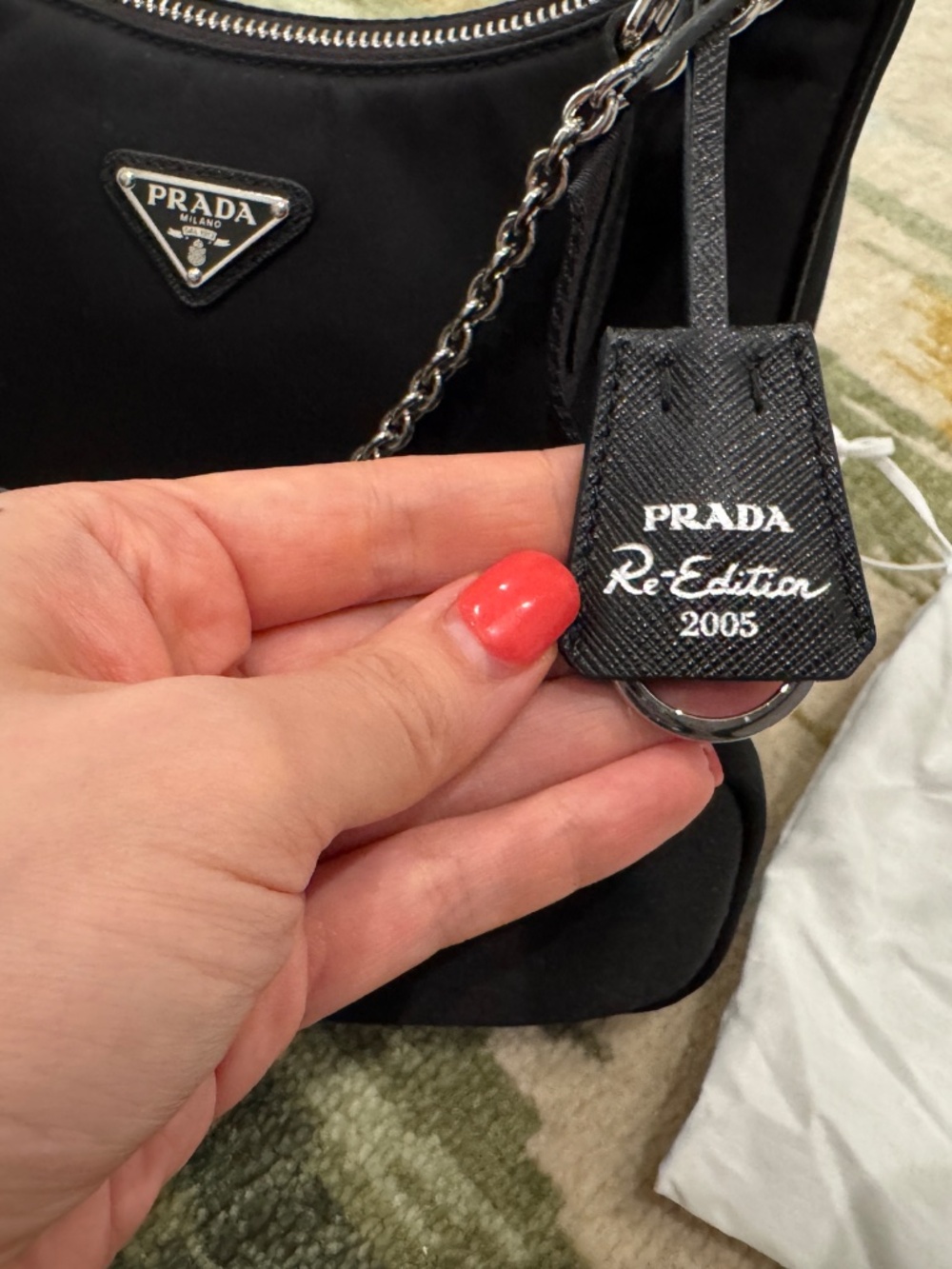 Prada Re-edition Nylon Bag - Picture 16 of 17